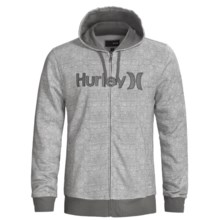 Hurley Stratus Hoodie Sweatshirt - Full Zip (For Men) in Heather Ash Grey - Closeouts