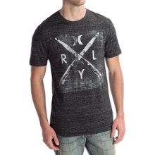Hurley Switch Beats T-Shirt - Short Sleeve (For Men) in Onyx - Closeouts