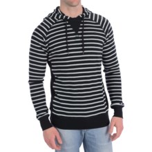 Hurley Thermite Hoodie Shirt - Waffle Knit, Long Sleeve (For Men) in Black - Closeouts