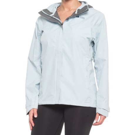 Sierra Designs Hurricane Rain Jacket - Waterproof (For Women) - POWDER BLUE (M )
