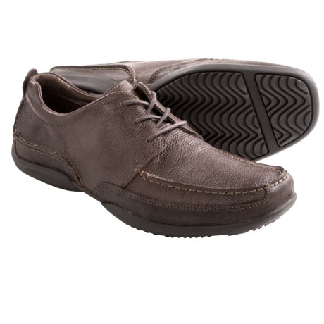 Hush Puppies Accel Oxford Shoes - Moc Toe (For Men) in Dark Brown ...