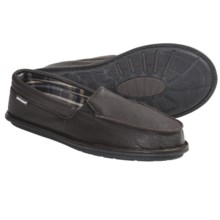 Hush Puppies Brutus Bison Slippers - Leather, Slip-Ons (For Men) in Brown - Closeouts