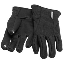 Hush Puppies Champ Sensor Touch Gloves (For Men) in Black/Charcoal - Closeouts