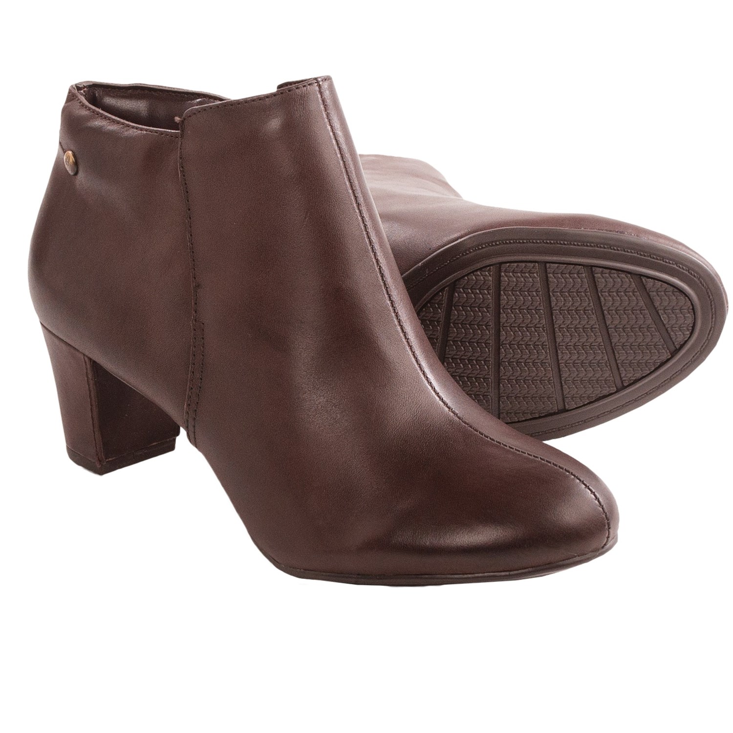 Hush Puppies Corie Imagery Boots (For Women) in Dark Brown Leather