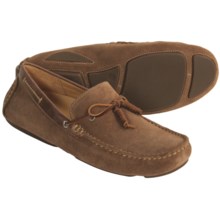 Hush Puppies Dart Driving Shoes - Mocs (For Men) in Light Brown Suede - Closeouts