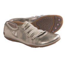 Hush Puppies Kriya Ghillie Shoes - Leather (For Women) in Platinum - Closeouts