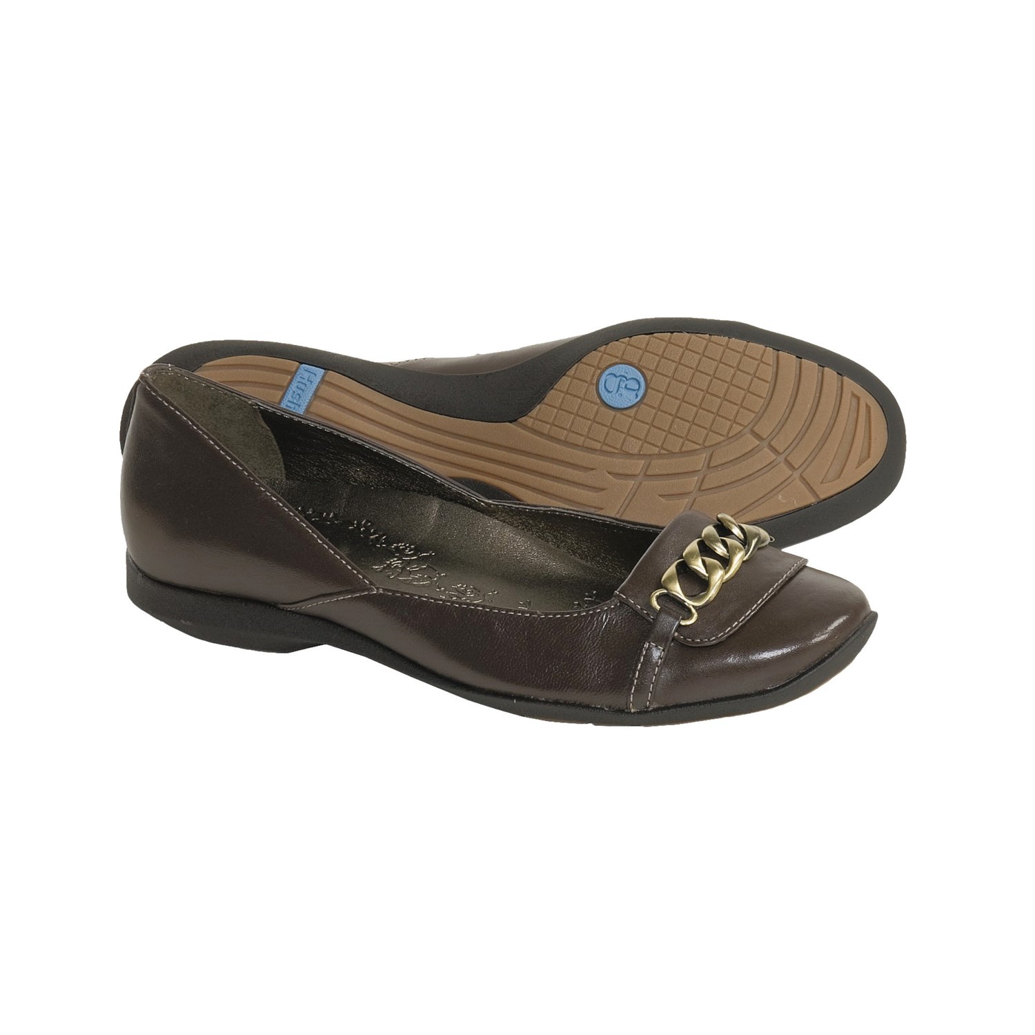 Hush Puppies Parley Leather Shoes (For Women) in Dark Brown