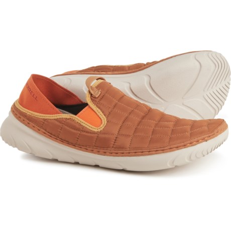 Merrell Hut Moc Quilted Shoes - Slip-Ons (For Men) - SPICE (8 )