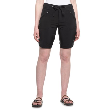 Free Country Hybrid Woven Shorts (For Women) - BLACK (L )