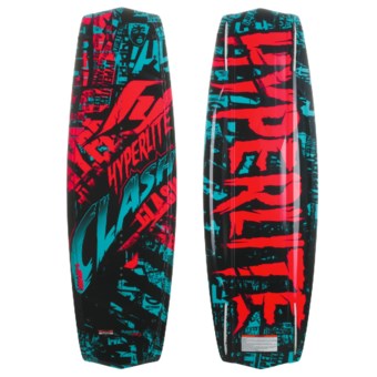 Hyperlite Clash Wakeboard - Focus Bindings in 141 Graphic