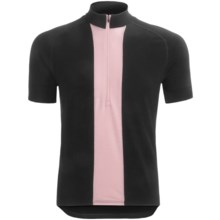 Ibex Giro Cycling Jersey - Merino Wool, Zip Neck, Short Sleeve (For Men) in Black - Closeouts