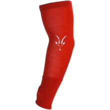 Ibex Indie Cycling Arm Warmers - Merino Wool (For Men and Women) in Salsa - Closeouts