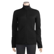 Icebreaker 320 RealFleece Igloo Shirt - Merino Wool, Full Zip, Long Sleeve (For Women) in Black - Closeouts