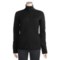 Icebreaker 320 RealFleece Igloo Shirt - Merino Wool, Full Zip, Long Sleeve (For Women) in Black