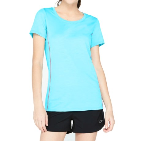 Icebreaker Aero Shirt UPF 20+, Merino Wool, Short Sleeve (For Women)
