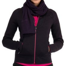 Icebreaker Arctic RealFleece 320 Hooded Jacket - Merino Wool, Full Zip (For Women) in Cognac - Closeouts