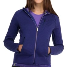 Icebreaker Arctic RealFleece 320 Hooded Jacket - Merino Wool, Full Zip (For Women) in Horizon - Closeouts