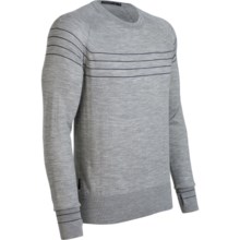 Icebreaker Aries Shirt - Merino Wool, Long Sleeve (For Men) in Metro/Admiral - Closeouts