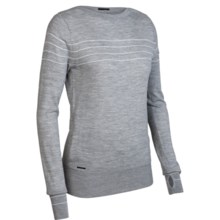 Icebreaker Athena Sweater - Merino Wool, Boat Neck (For Women) in Metro - Closeouts