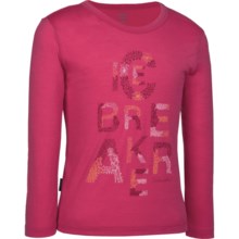 Icebreaker Bella T-Shirt - UPF 39+, Merino Wool, Long Sleeve (For Girls) in Hibiscus - Closeouts