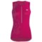Icebreaker Bike Rhythm Cycling Jersey - Merino Wool, Zip Neck, Sleeveless (For Women) in Cerise