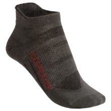 Icebreaker Bike Ultralite Micro Socks - Merino Wool, Below-the-Ankle (For Women) in Oil/Salsa/Oil - 2nds