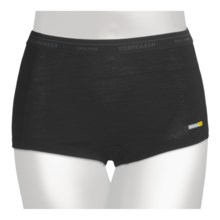 Icebreaker Bodyfit 150 Boy Shorts - Underwear, Merino Wool (For Women) in Black - Closeouts