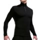 Icebreaker Bodyfit 150 Zip Neck Base Layer Top - Lightweight, Merino Wool, Long Sleeve (For Men)