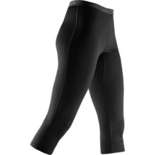 Icebreaker Bodyfit 200 3/4 Leggings - Merino Wool, Capris (For Women) in Black - Closeouts