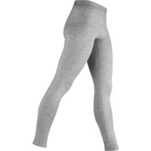 Icebreaker Bodyfit 200 Base Layer Leggings - UPF 50+, Merino Wool (For Women) in Blizzard - Closeouts