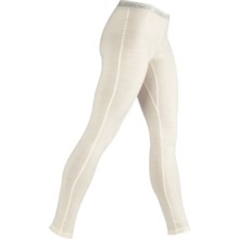 Icebreaker Bodyfit 200 Base Layer Leggings - UPF 50+, Merino Wool (For Women) in Snow - Closeouts