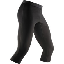 Icebreaker Bodyfit 200 Base Layer Tights - Merino Wool,  3/4-Length (For Men) in Black - Closeouts