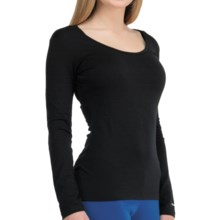 Icebreaker Bodyfit 200 Base Layer Top - UPF 50+, Merino Wool, Long Sleeve (For Women) in Black - Closeouts