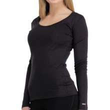 Icebreaker Bodyfit 200 Base Layer Top - UPF 50+, Merino Wool, Long Sleeve (For Women) in Cognac - Closeouts