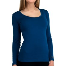 Icebreaker Bodyfit 200 Base Layer Top - UPF 50+, Merino Wool, Long Sleeve (For Women) in Isle - Closeouts