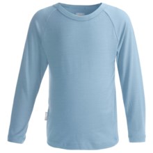 Icebreaker Bodyfit 200 Creeper Base Layer Top - Merino Wool, UPF 50+, Long Sleeve (For Kids) in Planet - Closeouts