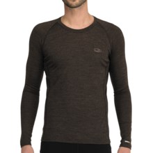 Icebreaker Bodyfit 200 Oasis Base Layer Top - Merino Wool, Lightweight, Long Sleeve (For Men) in Earthen - Closeouts