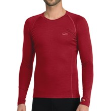 Icebreaker Bodyfit 200 Oasis Base Layer Top - Merino Wool, Lightweight, Long Sleeve (For Men) in Mars - Closeouts