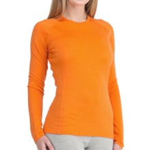 Icebreaker Bodyfit 200 Oasis Base Layer Top - Merino Wool, Lightweight, Long Sleeve (For Women) in Mandarin - Closeouts