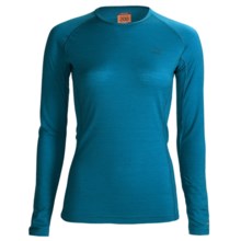 Icebreaker Bodyfit 200 Oasis Base Layer Top - Merino Wool, Lightweight, Long Sleeve (For Women) in Stream - Closeouts
