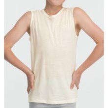 Icebreaker Bodyfit 200 Tank Top - Merino Wool (For Kids) in Snow - Closeouts