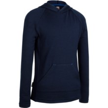 Icebreaker Bodyfit 260 Adventure Hoodie Sweatshirt - UPF 50+, Merino Wool (For Kids) in Admiral - Closeouts