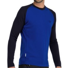 Icebreaker Bodyfit 260 Base Layer Top - Merino Wool, Long Sleeve (For Men) in Cobalt/Admiral - Closeouts