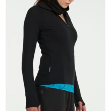 Icebreaker Bodyfit 260 Base Layer Top - Merino Wool, Zip Neck, Long Sleeve (For Women) in Black - Closeouts