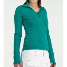 Icebreaker Bodyfit 260 Base Layer Top - Merino Wool, Zip Neck, Long Sleeve (For Women) in Emerald - Closeouts