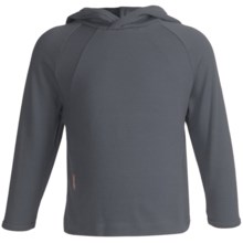 Icebreaker Bodyfit 260 Explorer Hoodie Sweatshirt - Merino Wool, Lightweight, UPF 39+ (For Kids) in Diesel - Closeouts
