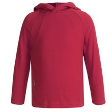 Icebreaker Bodyfit 260 Explorer Hoodie Sweatshirt - Merino Wool, Lightweight, UPF 39+ (For Kids) in Rouge - Closeouts