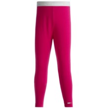 Icebreaker Bodyfit 260 Leggings - Merino Wool, UPF 39+ (For Girls) in Cerise - Closeouts