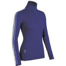 Icebreaker Bodyfit 260 Vertex Base Layer Top - Merino Wool, Zip Neck, Long Sleeve (For Women) in Horizon - Closeouts