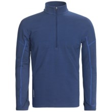 Icebreaker Chase Base Layer Top - Merino Wool, Zip Neck, Long Sleeve (For Men) in Lapis - Closeouts